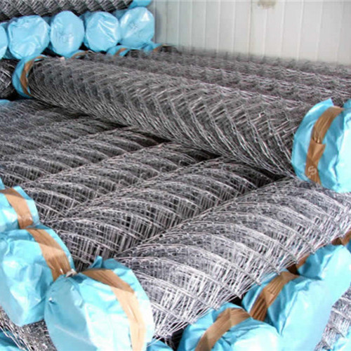 Galvanized Chain Link Fence Diamond Wire Mesh