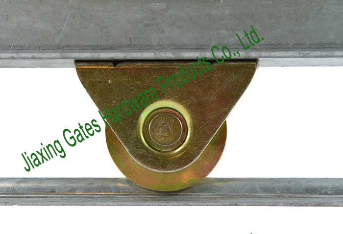 Roda de portão deslizante com ranhura de zinco Y V U H, rolo de porta deslizante para portão de batente