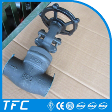 API 602 tapa soldada valvula de globo