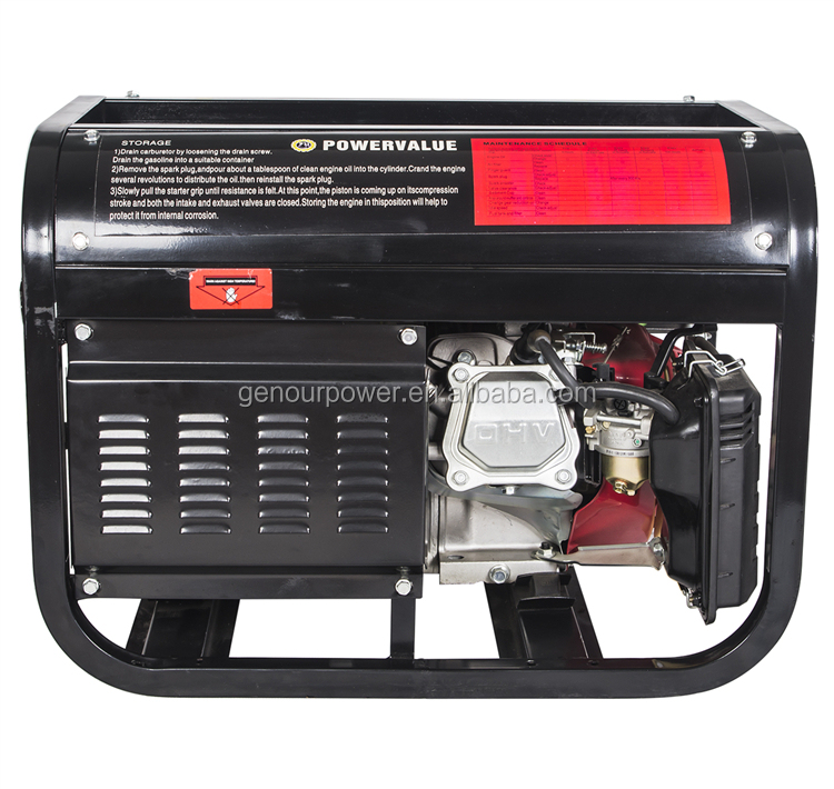 3kva 3kw gasoline generator, electric generator made in China