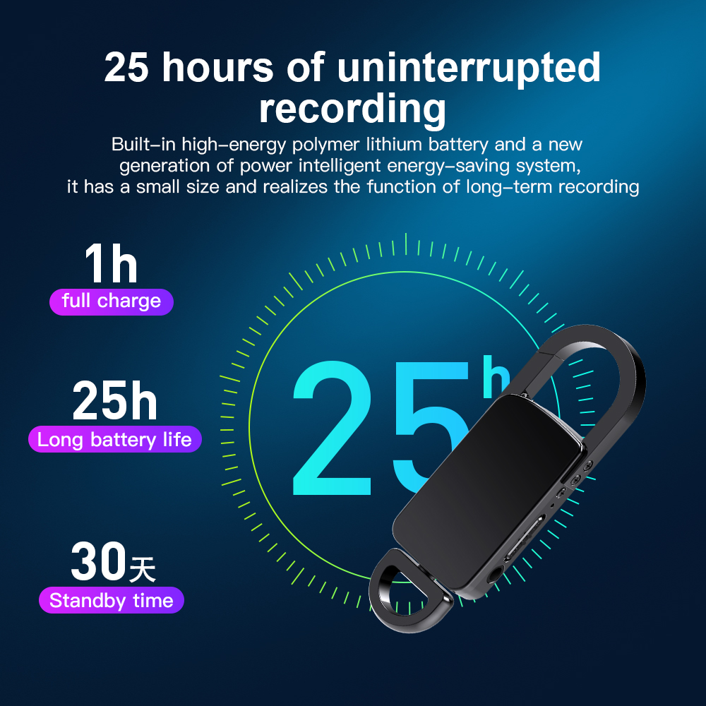 S20+  Recording Voice Activated Audio Recorder voice recorder with playback