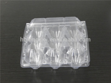 disposable plastic egg packing tray for supermarket 6hole-30 holes