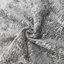 Black and White Chenille Interior Decorating Fabric