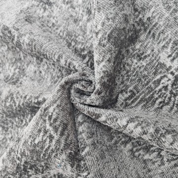 Црно-бела шанила ткаенина за внатрешно украсување