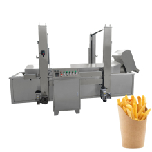 Commercial Automatic Deep Frying Filter Machine for Frozen French Fries Production Line with Continuous Conveyor