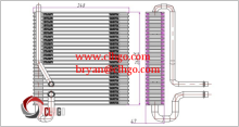 auto cooling coil /Auto ac evaporator for B ENZ SPRINTER
