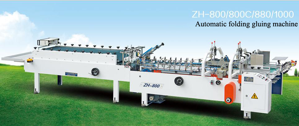 Automatic folding gluing machine