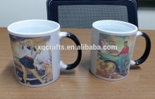 ceramic custom magic color changing mug