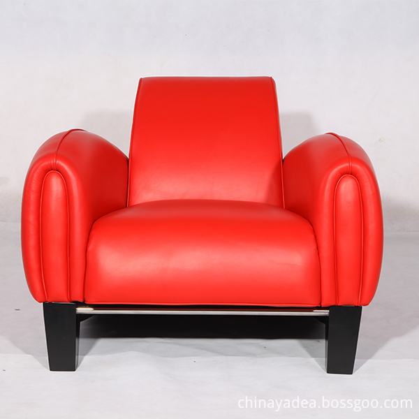 Bugatti Chairs In Aniline Red Leather