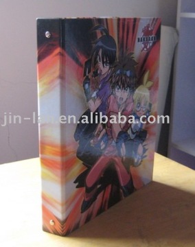4-Ring Cardboard covered paper folder