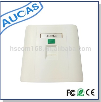 Aucas modular jack face plate, rj45 keystone jack faceplate
