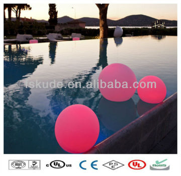 Plastic Garden Decoration Ball Plastic,LED Ball Light, Swimming Pool Waterproof Light Ball