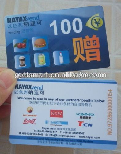 Vending machines rfid 1K card