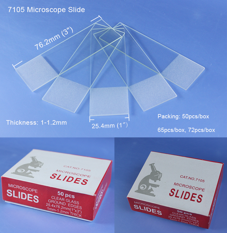 laboratory quartz glass microscope slide for lab