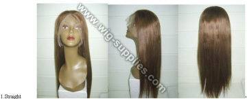 Indian remy hair full lace wigs , stock lace wig, good texture