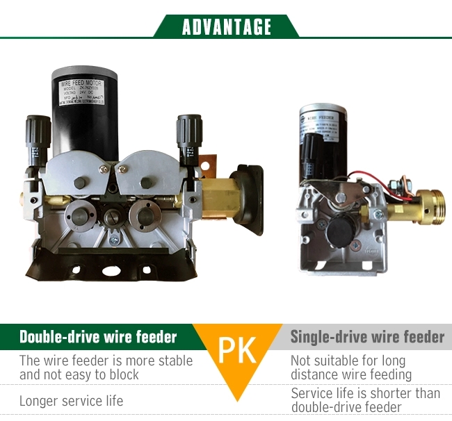 Factory Price 500A CO2 Wir Feeder Double Pulse IGBT Inverter TIG MMA MIG MAG Welding Machine With Gas