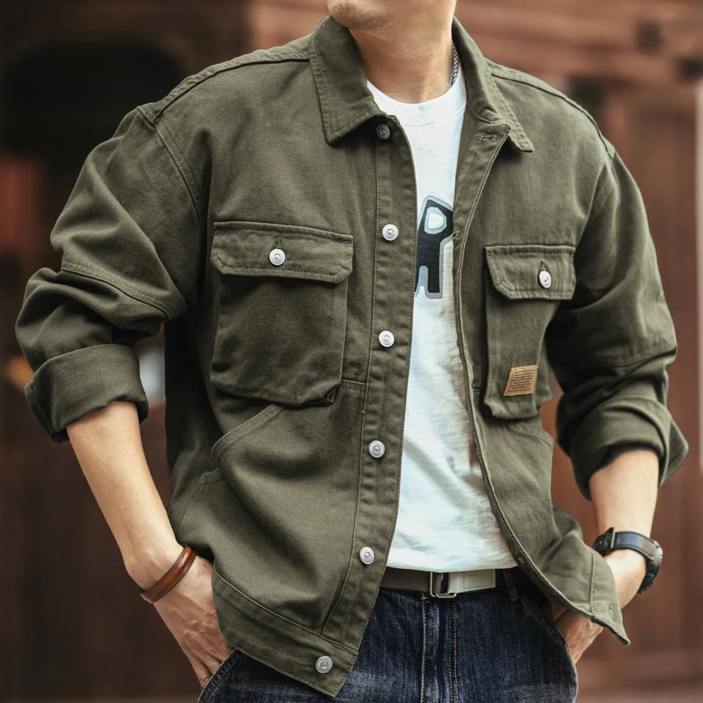 Мужская рабочая одежда Denim Feel, весенняя куртка Denim Feel Men's Workwear Spring Jacket