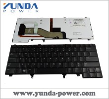 Laptop Replacement Keyboard for DELL Latitude E6420 BLACK Backlit(Without Point stick)