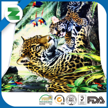 Customized logo printed promotional average bath towel size