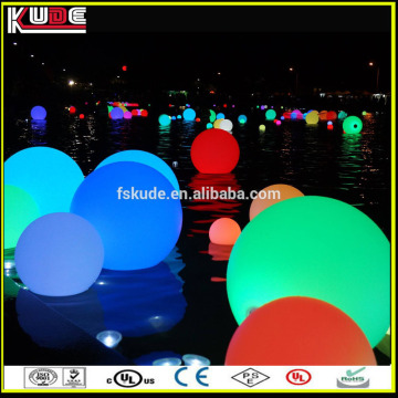 floating waterproof led light ball/ led illuminated swimming pool ball light