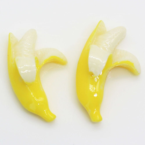 Resin Cabochons Zubehör Kawaii Banana Flat Back Resin Food Donut