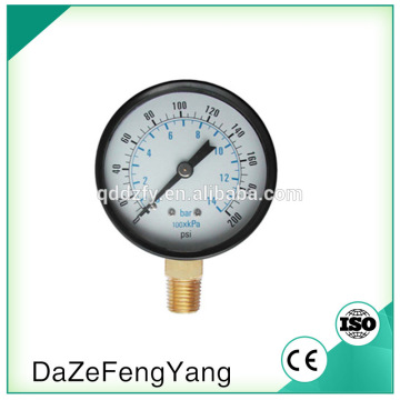 2015 China General Pressure Gauge With Press In Window