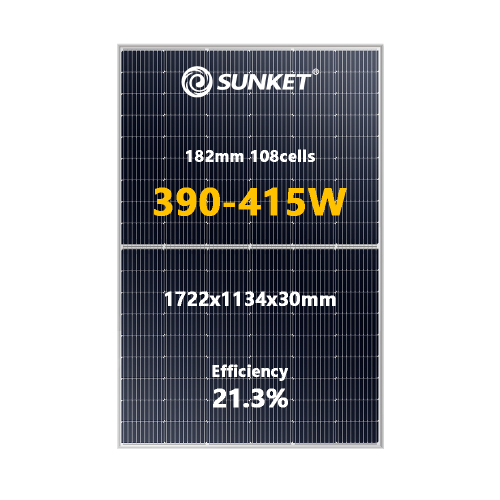 SUNKET 182mm Series 108cells 400W Mono Solar Panel
