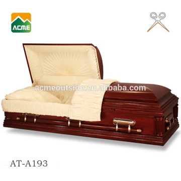 good quality oak wooden casket factory