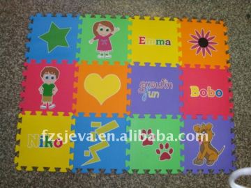 kid game mat, kids play mats, eva mat,EVA interlocking mat