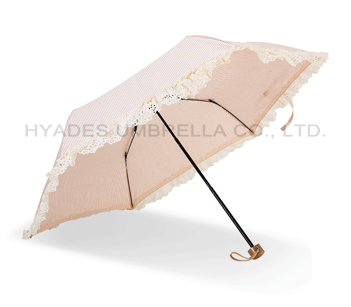 Parapluie pliant Femme S Cut Cut Frill Parasol Heat Cut Frill Parasol Women S Folding Umbrella