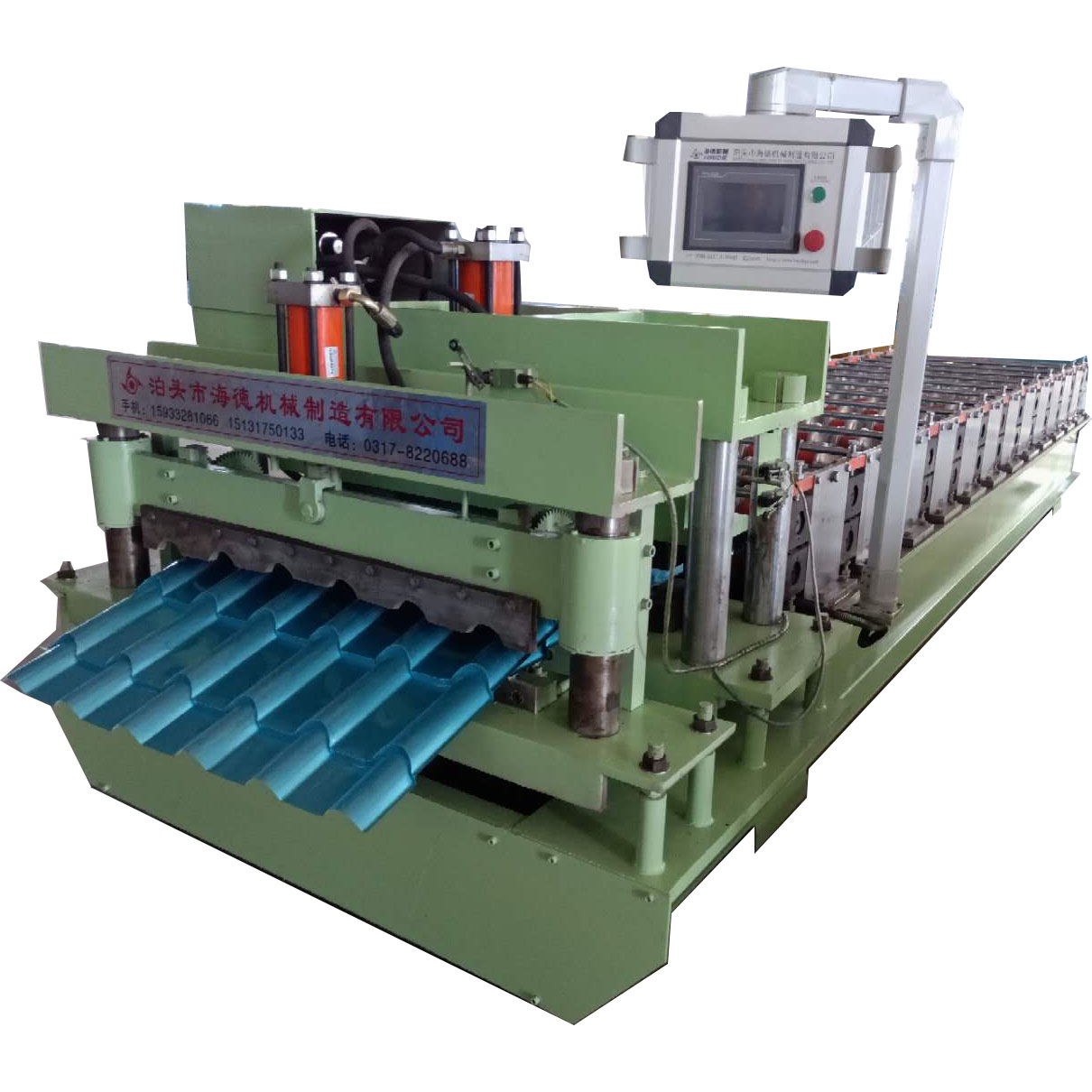 ibr corrugated roof sheet roofing glazed tiles roll forming making machine
