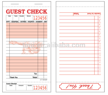 CT-501SP Guest check,guest book,guest hotel