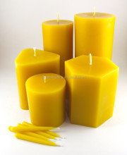 Chinese Manufacturer Bulk Organic Pure Bee Wax Candle With HACCP Certificate