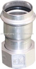 Stainless steel valve adapter/connector-press fitting JIS
