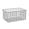 metal household wire storage basket for shop display