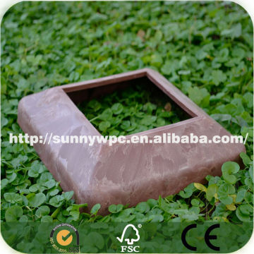 outdoor wpc post fence post accessories