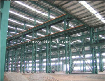 Qatar Steel Structure Prefab Light Industrial Steel Buildings with Auto CAD & 3D Tekla Design (BR00095)