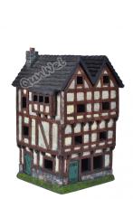 1/24 scale poy resin dollhouse in multicolors