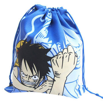 Promotional Drawstring Bags, with Pretty Anime Pattern, Suitable for Storage of Changes/Cosmetics