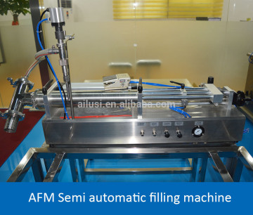 Semi auto shampoo cream gel filling machine