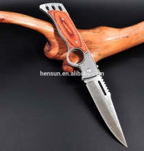 Assist Opening Pocket Knife with LED Flashlight