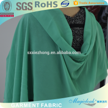75d green plain dyed pearl chiffon fabric.