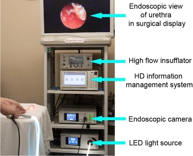 Medical Complete Arthroscopy Set HD Endoscopic Tower with Instruments Cystoscopy Tower Also Available