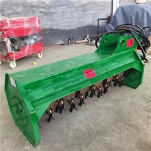 Excavator Mulchers and Attachments: Rotary Mowers and Straw Crushers