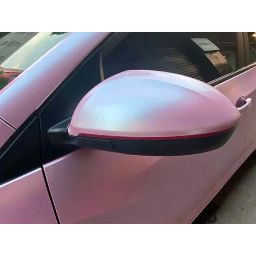 Saten metalik princeza ružičasti automobil zamotavanje automobila vinil