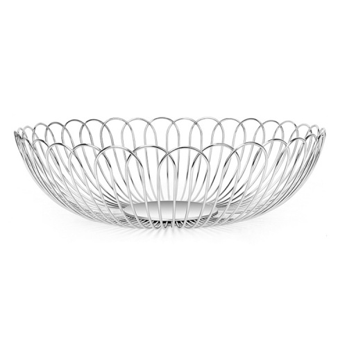 OEM Kitchen Decoration Stainless Steel Fruit Storage Basket