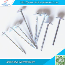 Low carbon steel large head nails