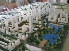 City Planning Model Gh, Scale Estate Model Making, Building Scale Model