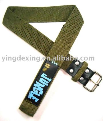 Canvas men Webbing belt,webbing belt,W090105-05