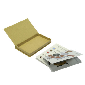 High-end Book Shape Kraft Paper Box for Card